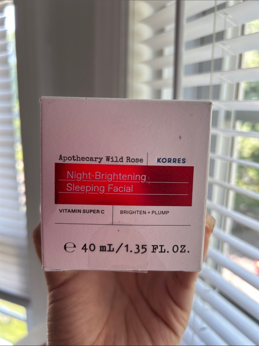 Korres Night-Brightening Sleeping Facial - White & Deep Red Accents